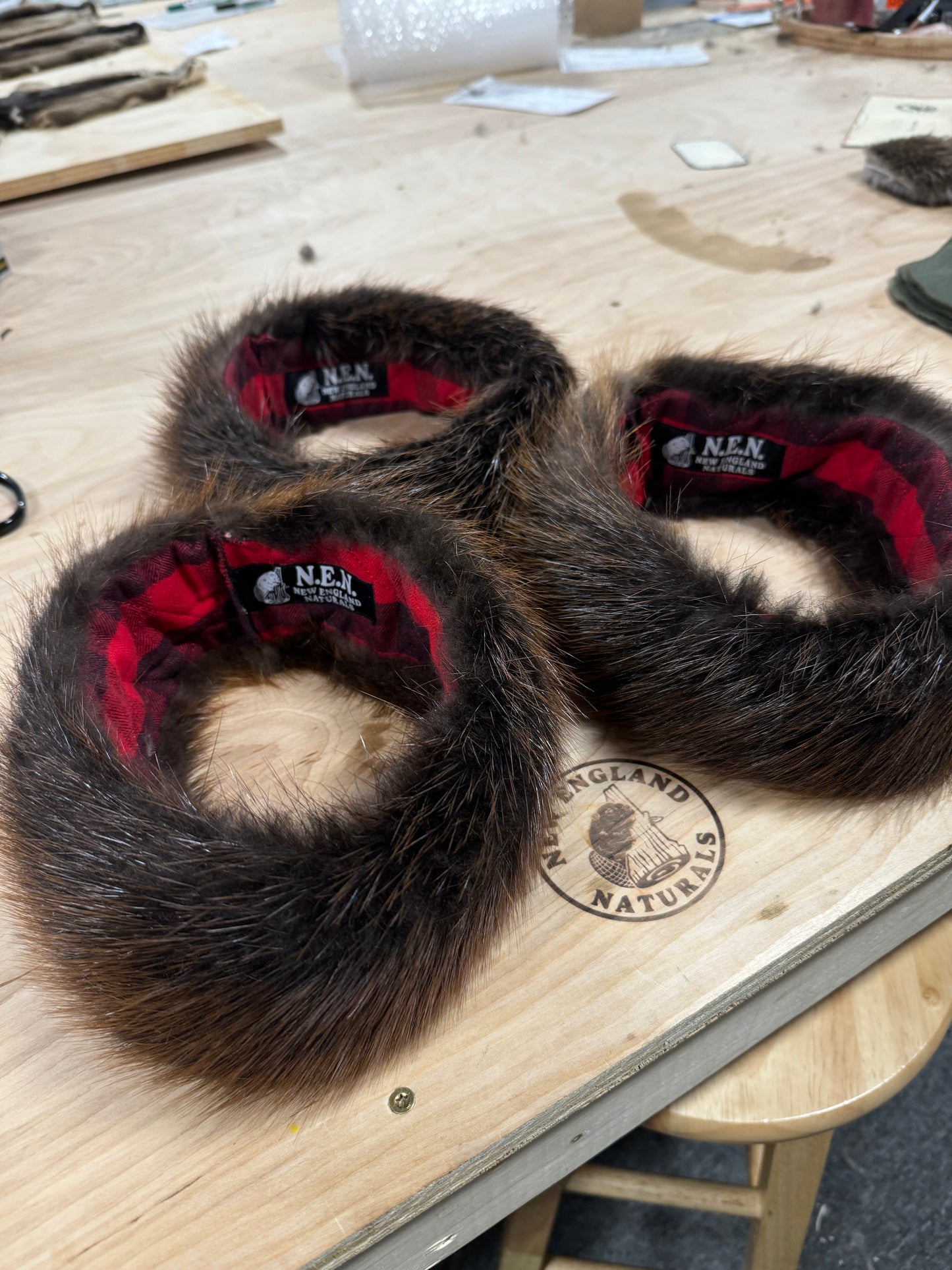 Beaver fur headband