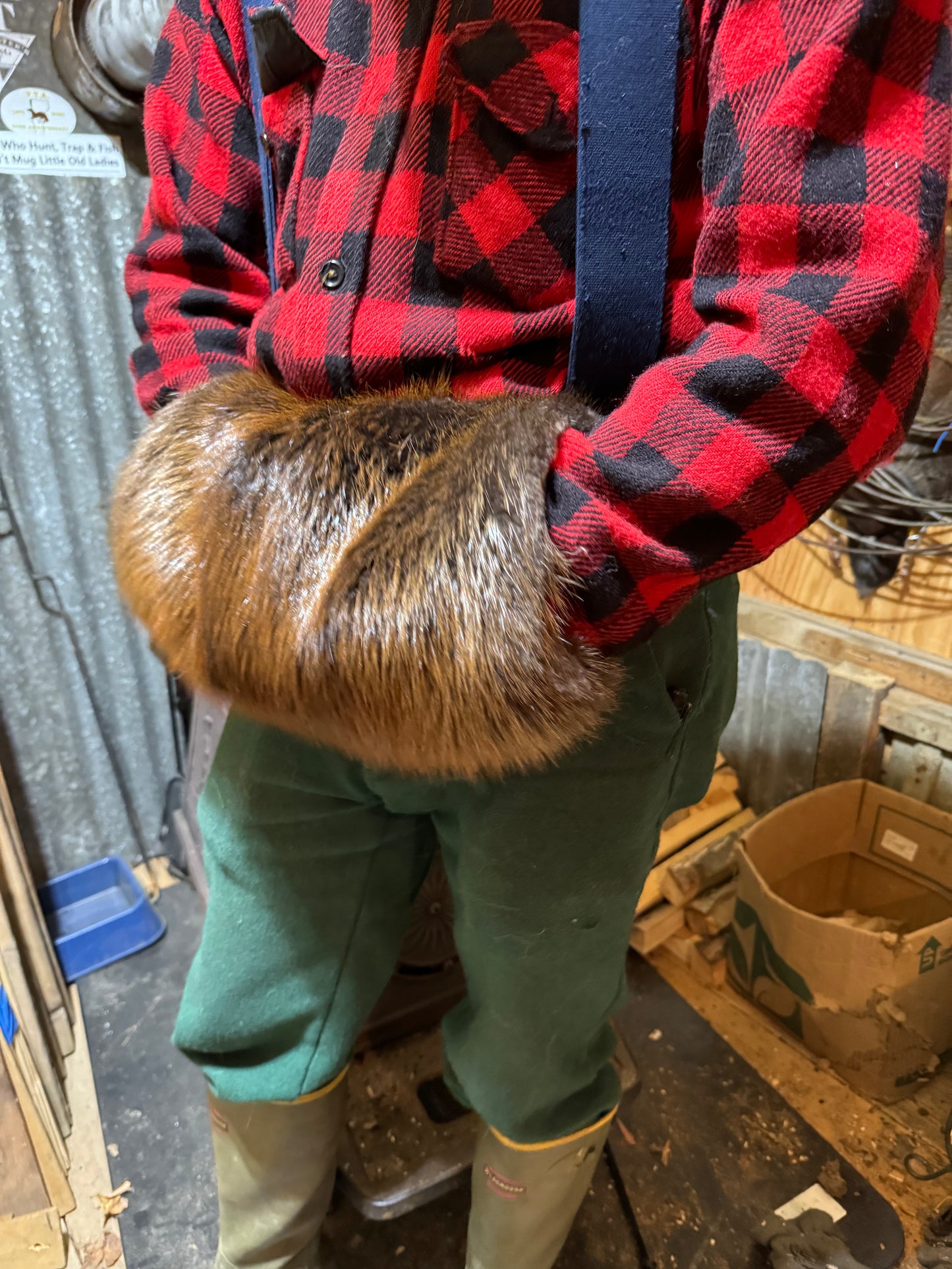 Beaver Fur Hand Muff