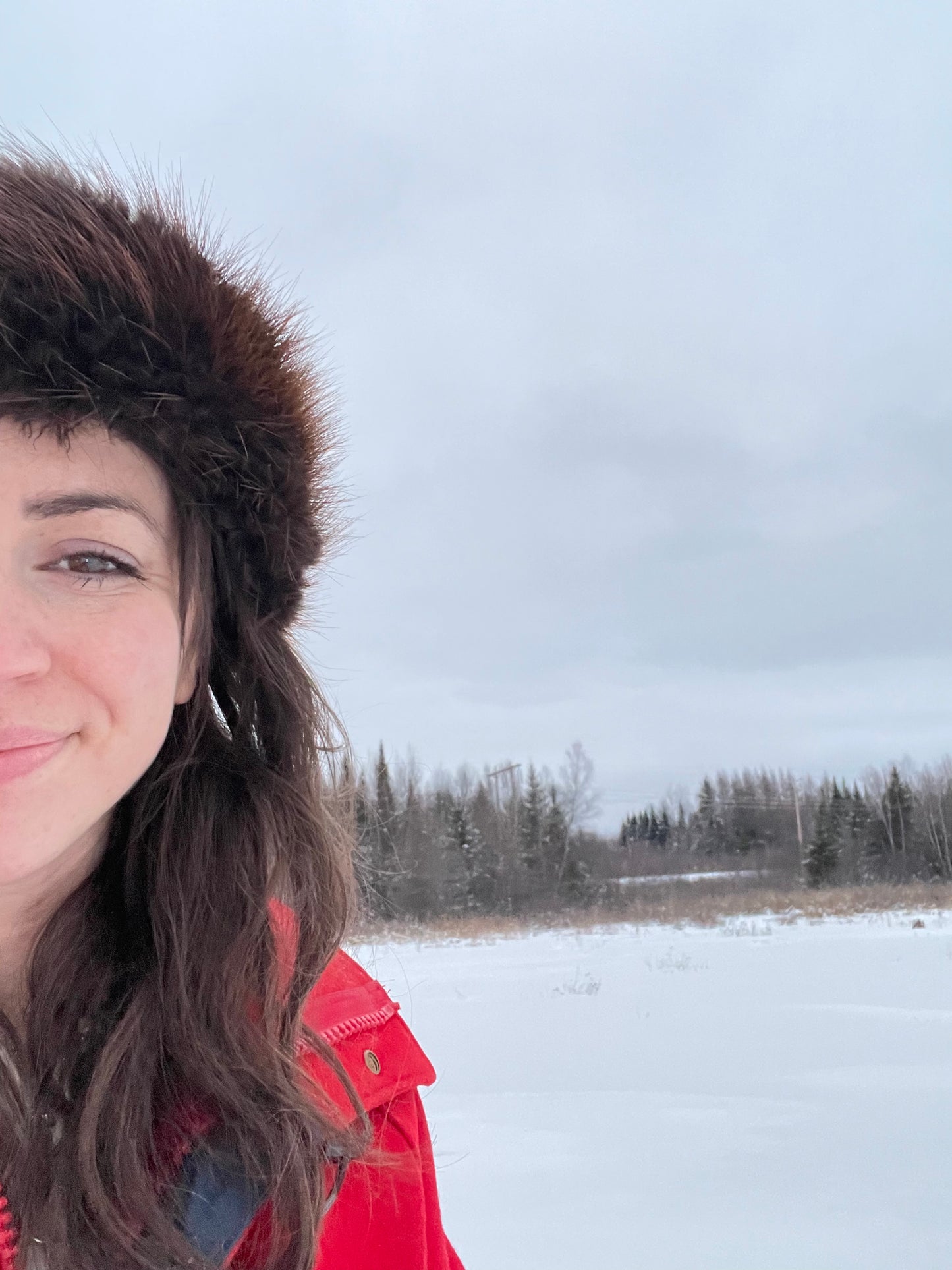 Beaver fur headband
