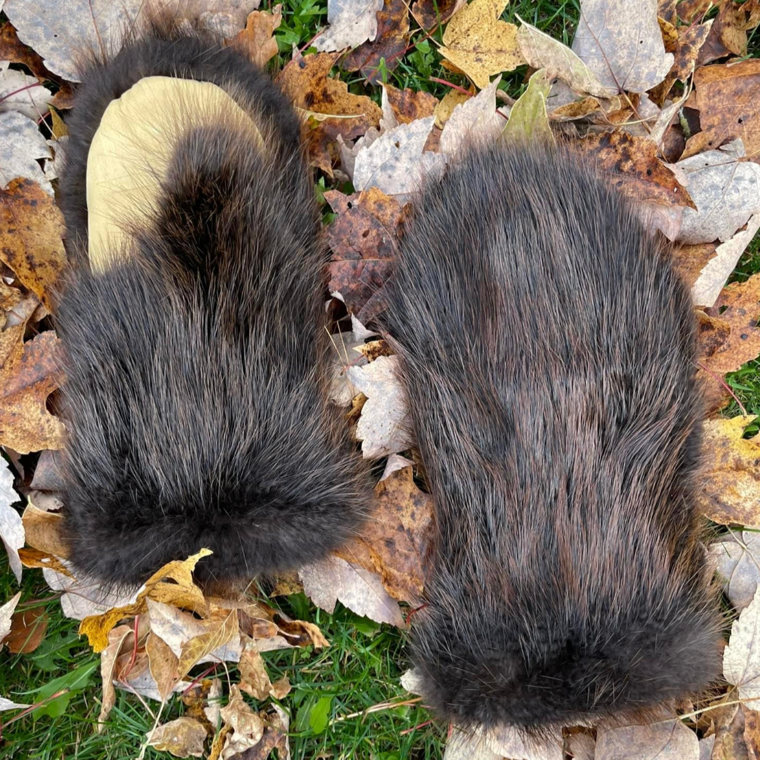 Beaver Fur Mittens