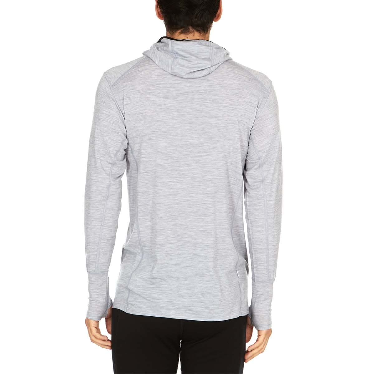Men's Wool 1/4 Zip Merino Sun Hoodie - Microweight