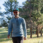 Men's Wool 1/4 Zip Merino Sun Hoodie - Microweight