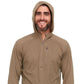 Men's Wool 1/4 Zip Merino Sun Hoodie - Microweight