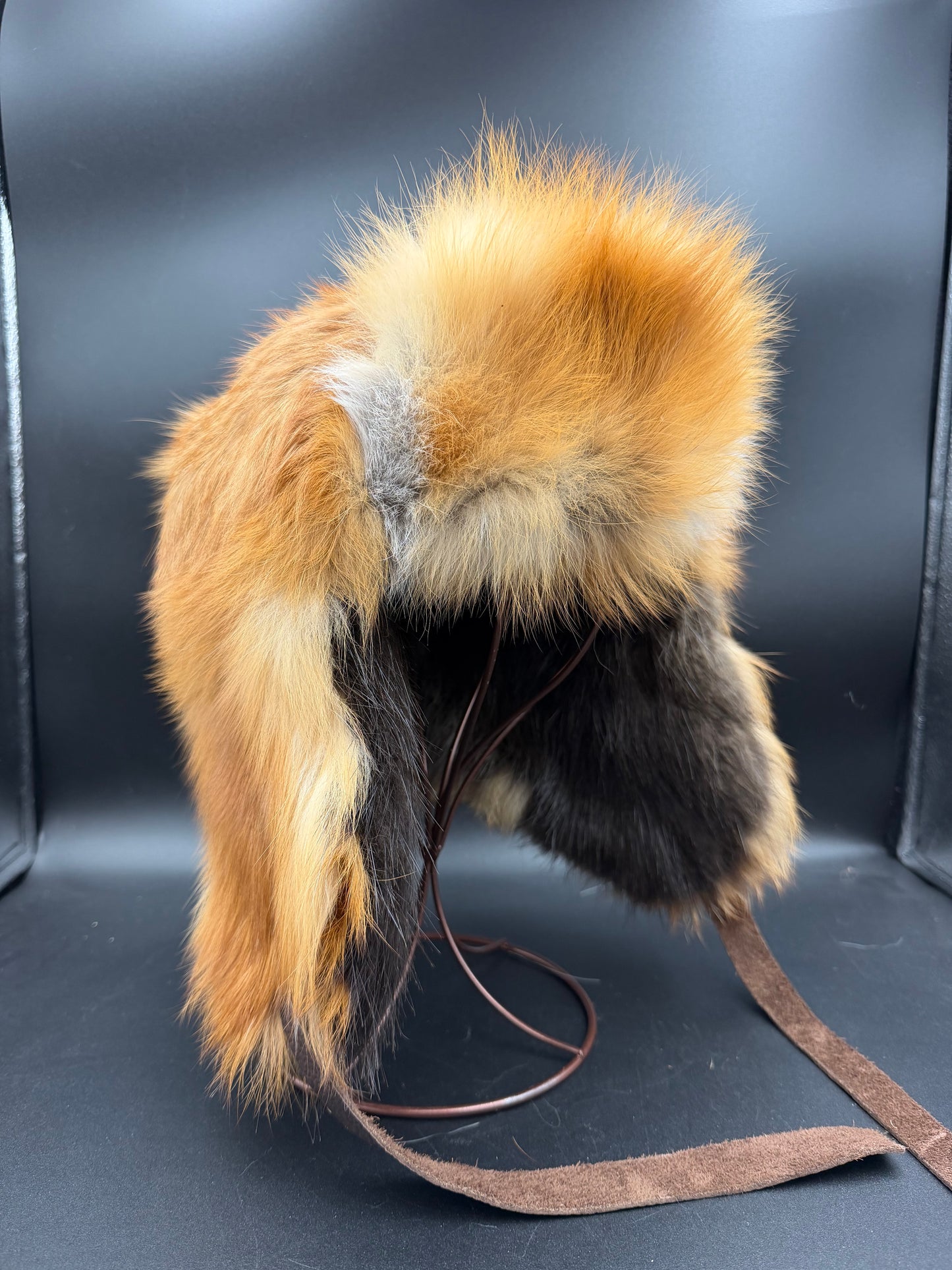 Boreal Bomber - Red Fox Fur Hat