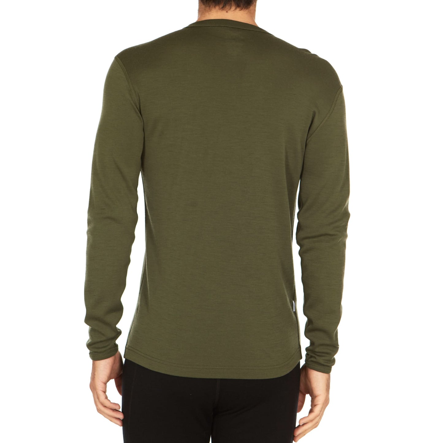 Men's Wool Thermal Top Midweight Base Layer - 100% Merino Wool