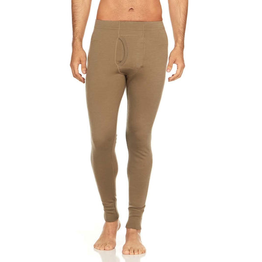 Midweight Men's Wool Bottom Thermal Base Layer -  100% Merino Wool