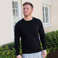 Heavyweight Men's Wool Crew Top - 100% Merino Wool