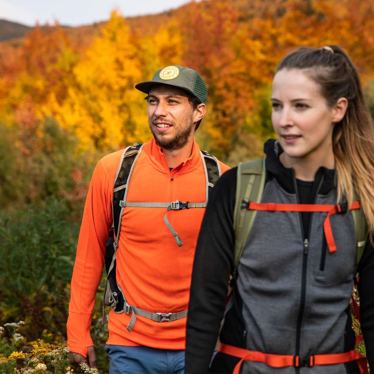 Midweight Men's Wool 1/4 Zip -  100% Merino Wool