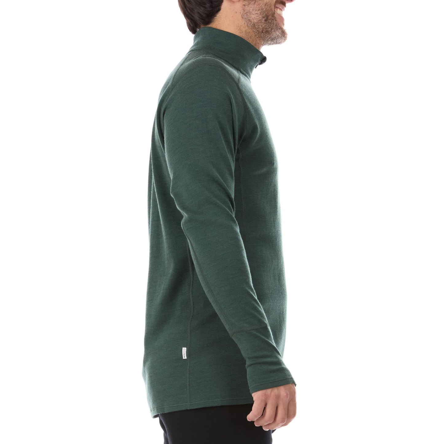 Midweight Men's Wool 1/4 Zip -  100% Merino Wool