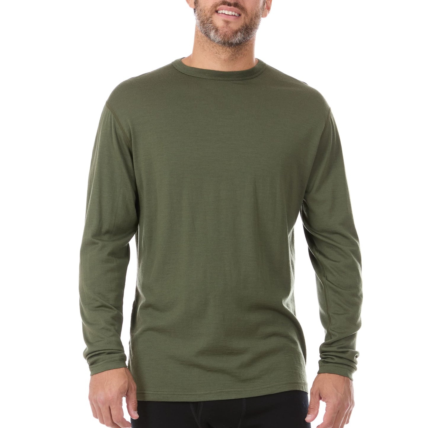 Lightweight Men's Wool Crew - 100% Merino Wool