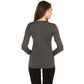 Midweight Women's Wool Crew Top -  100% Merino Wool