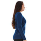 Midweight Women's Wool Crew Top -  100% Merino Wool