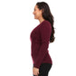 Heavyweight Women's Wool Crew Top Thermal Base Layer - 100% Merino Wool