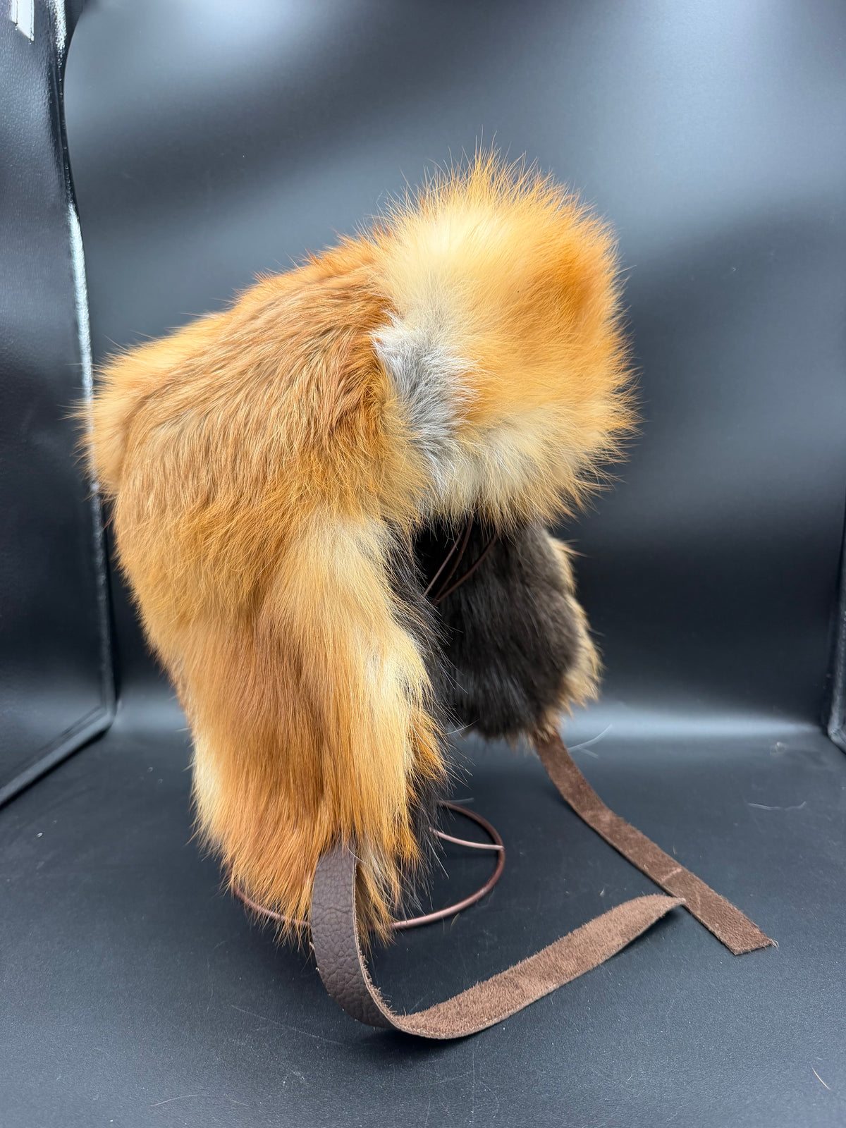 Boreal Bomber - Red Fox Fur Hat