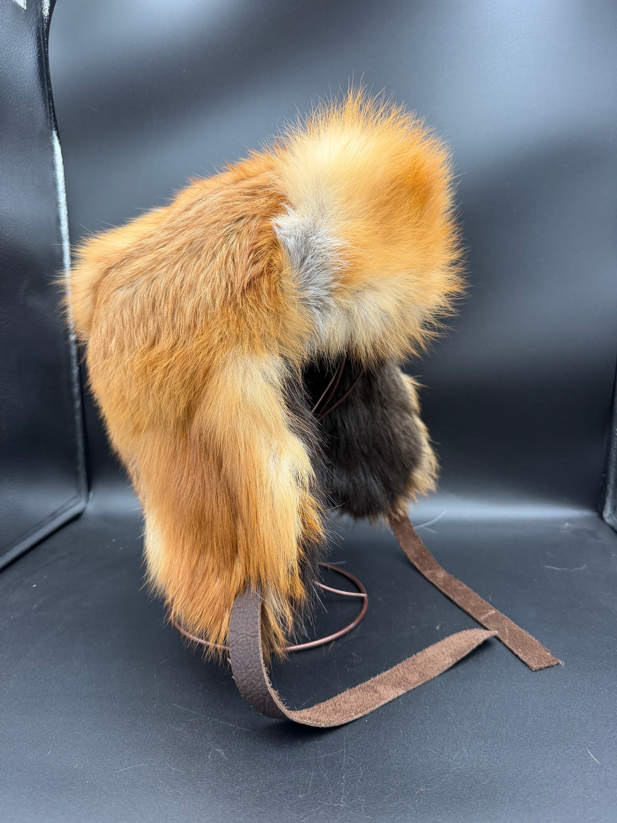 Boreal Bomber - Red Fox Fur Hat