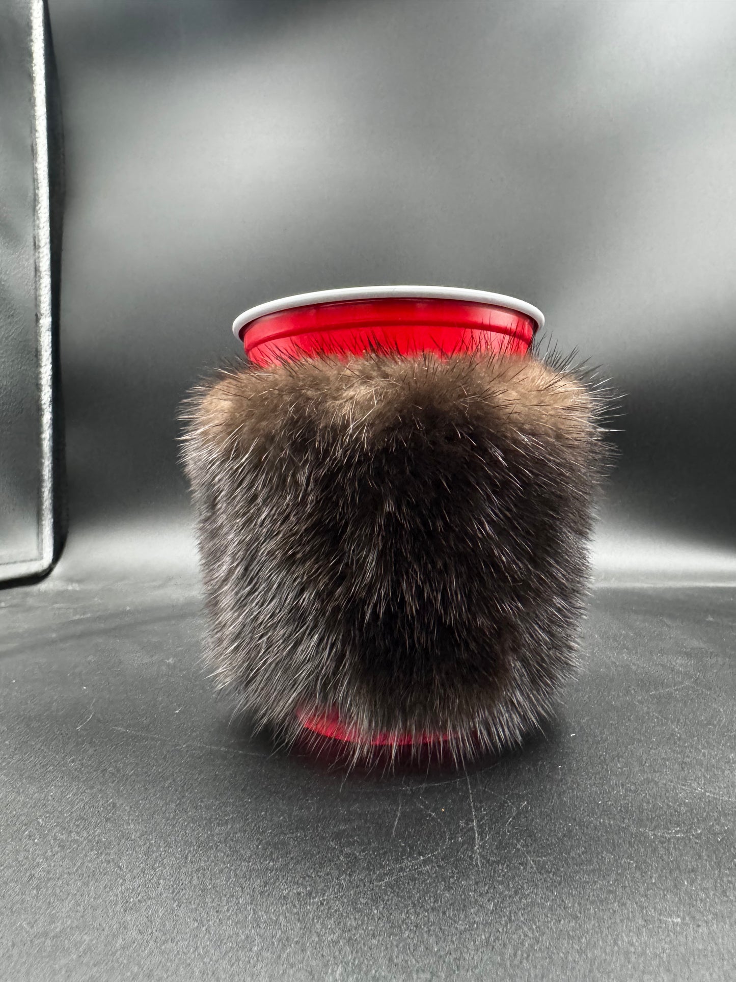 Iced Coffee/ Solo Cup Fur Beverage Holder