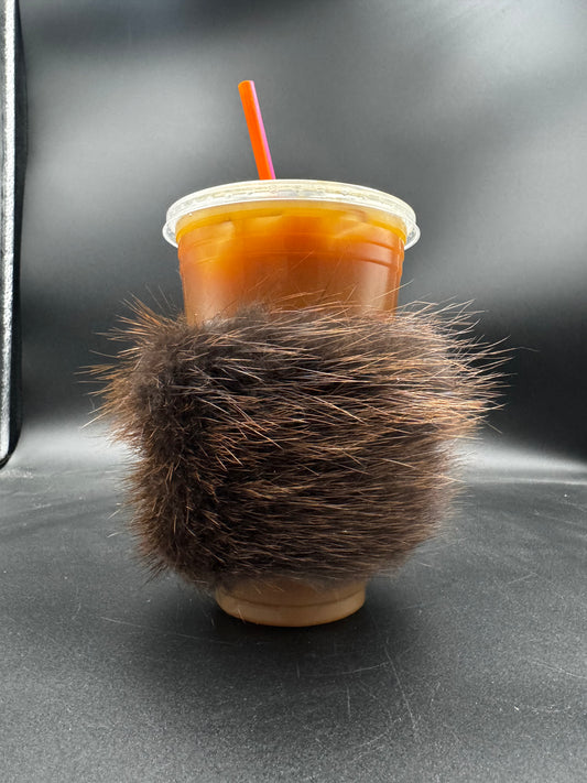 Iced Coffee/ Solo Cup Fur Beverage Holder