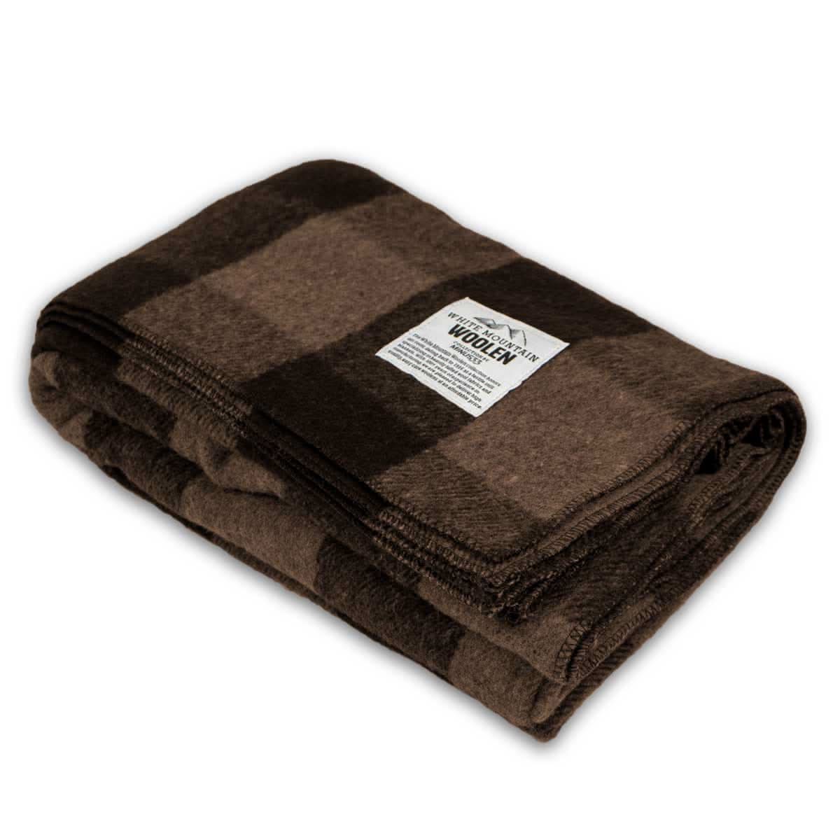 Wool Throw Blanket - White Mountain Woolen