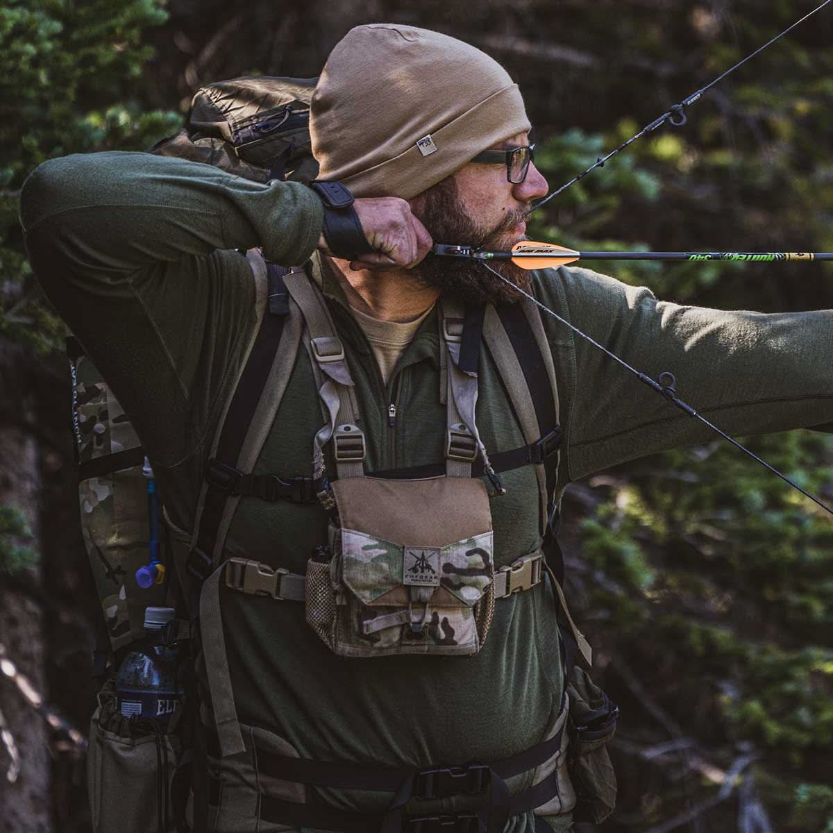 Midweight Men's Wool 1/4 Zip -  100% Merino Wool