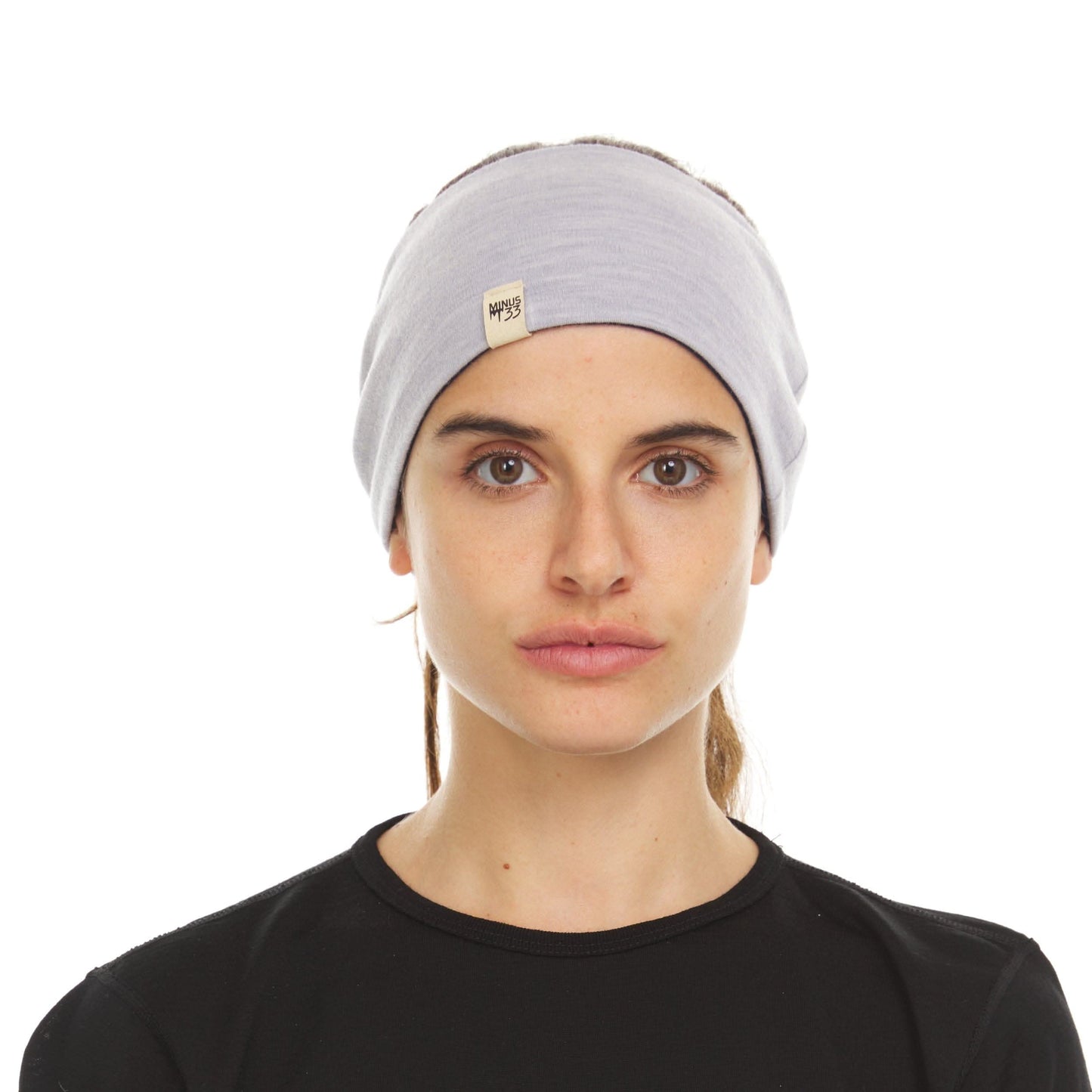 Midweight Reversible Wool Headband  - 100% Merino Wool