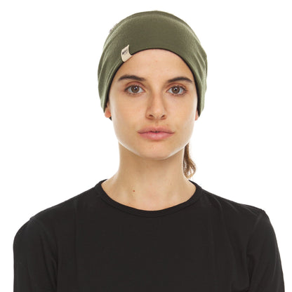 Midweight Reversible Wool Headband  - 100% Merino Wool