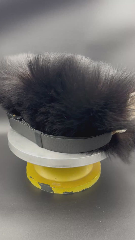 Black Bear Fur Hand Muff