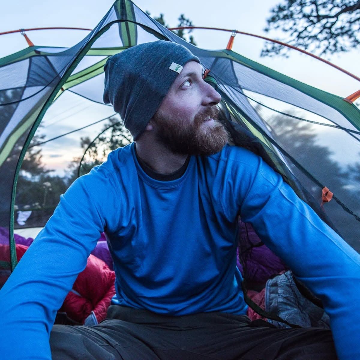 Men's Lightweight Long Sleeve 100% Merino Crew - Clearance