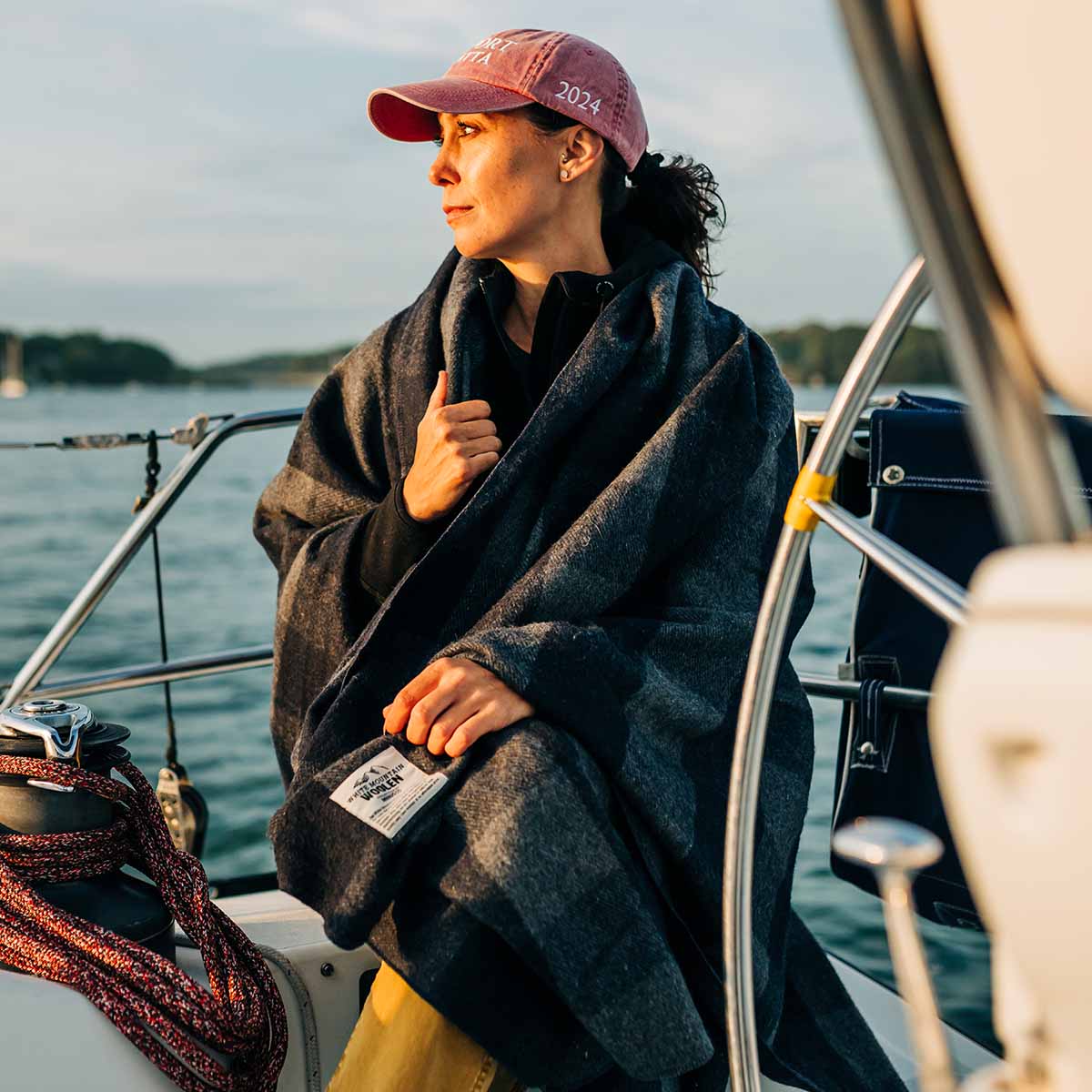 Wool Throw Blanket - White Mountain Woolen